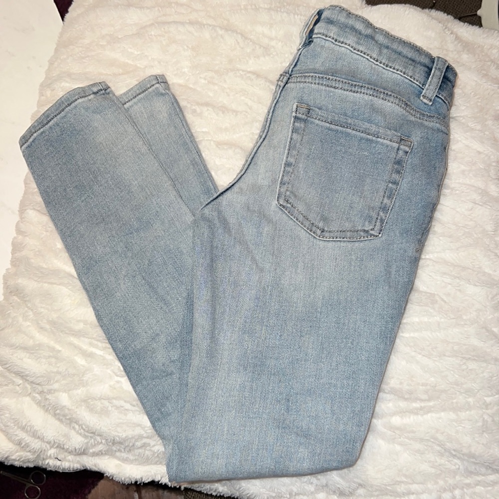 Cat & Jack blue denim skinny jeans long pants ultimate stretch 10 girls youth​​ - Picture 10 of 10